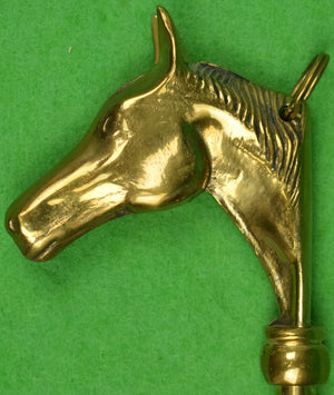 "Hermes Paris Brass Horse Head Shoe Horn" (SOLD)