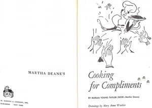 "Cooking For Compliments" 1955 TAYLOR, Marian Young