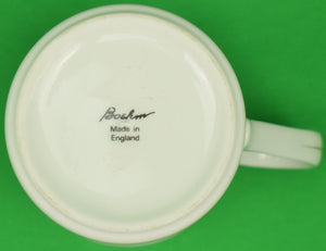 "Set of 4 Boehm English Porcelain X'd Polo Mallet Mugs"