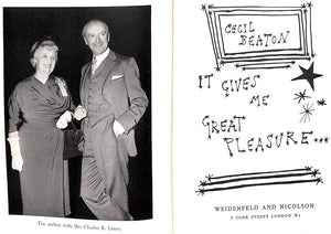 "It Gives Me Great Pleasure" 1955 BEATON, Cecil (His Personal Copy! 'Not To Be Taken Away')