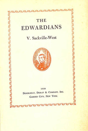 "The Edwardians" 1930 SACKVILLE-WEST, V.
