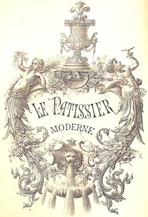 "Le Cuisinier Moderne" 1889 GARLIN, Gustave