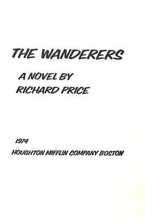 "The Wanderers" 1974 PRICE, Richard