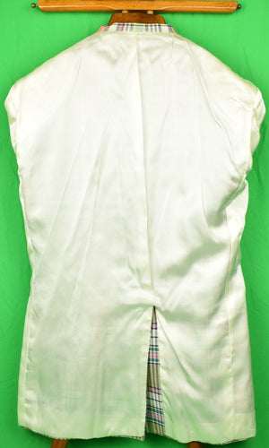 "Polo University By Ralph Lauren Madras Pink/ Olive Plaid c1970s Sport Jacket" Sz: 40R (SOLD)