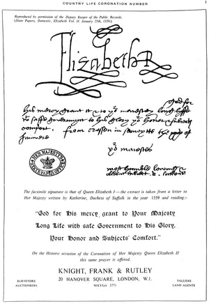 "Country Life Elizabeth II Coronation Number" June 1953