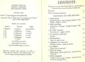 "Paris Cuisine" 1953 BEARD, James and WATT, Alexander