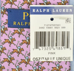 "Polo Ralph Lauren Lilac Polo Player Silk Tie" (NWT)