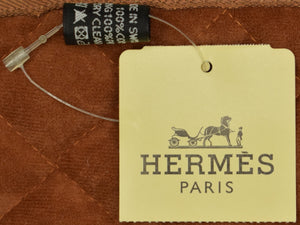 "Hermes Orange Quilted Saddle Blanket" (New w/ H Tag!) (SOLD)