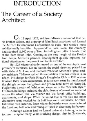 "Mizner's Florida: American Resort Architecture" 1987 CURL, Donald W. (SOLD)