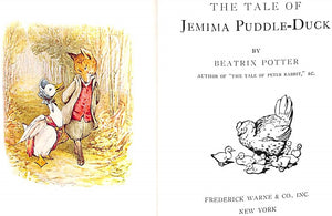 "The Tale Of Jemima Puddle-Duck" 1936 POTTER, Beatrix (SOLD)