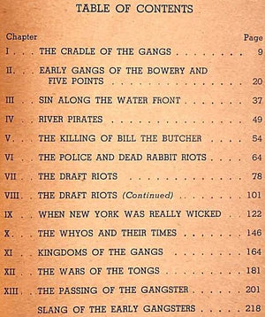 "The Gangs Of New York" 1950 ASBURY, Herbert