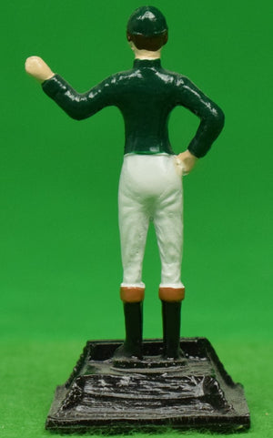 "The "21" Club New York Hunter Green Jockey Place Card Holder" (SOLD)