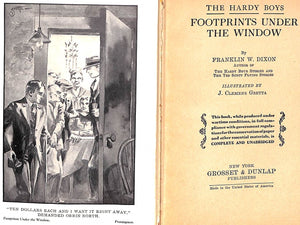 "Footprints Under The Window" 1942 DIXON, Franklin W.