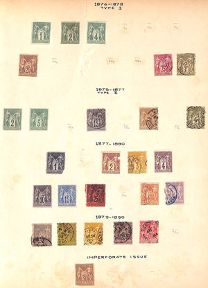 "19th-Early 20th Century Foreign Postage Stamp Album" (SOLD)