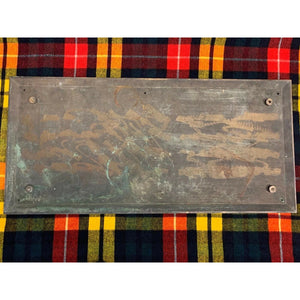 "Brooks Brothers Est. 1818 Store Facade c1940s Bronze 49lb Plaque" (SOLD)