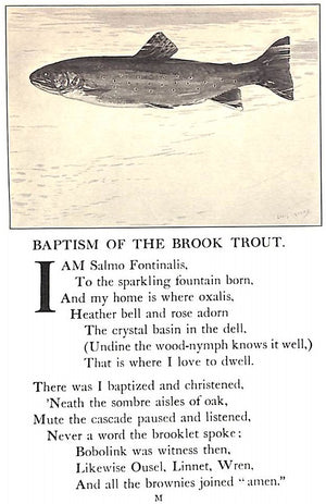 "The Speckled Brook Trout" 1902 RHEAD, Louis