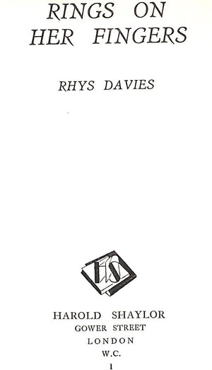 "Rings on Her Fingers" DAVIES, Rhys