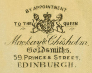 "Mackay & Chisholm Edinburgh Boxed Set Of 4 Scottish Silver Miniature Toast Racks"