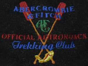 Abercrombie & Fitch Adirondack Trekking Club Navy Flannel Cap