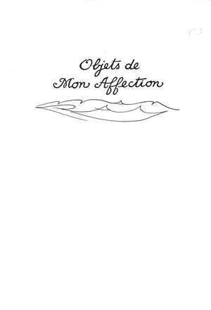 "Man Ray Objets De Mon Affection" 1983 MARTIN, Jean-Hubert