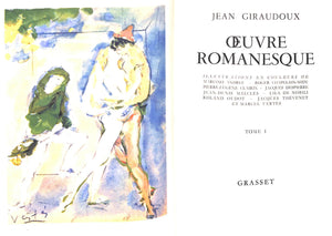 "Oeuvre Romanesque" 1955 GIRAUDOUX, Jean