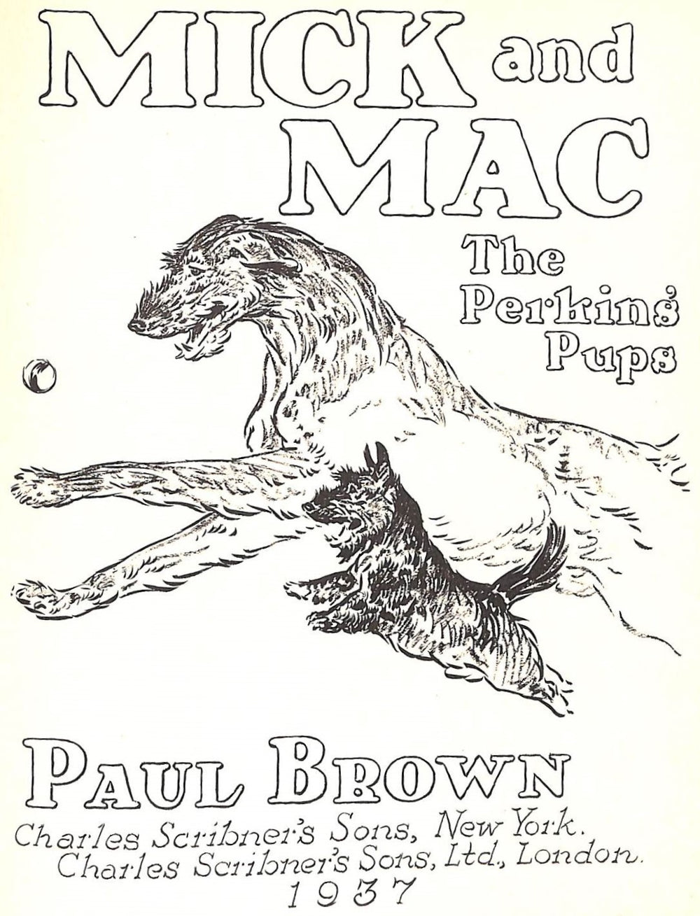 Mick And Mac The Perkins Pups 1937 Brown Paul