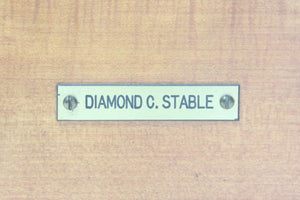 "Diamond C. Stable" c1950s Jockey Mascot