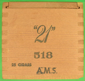 Jack & Charlie's "21" Club Cigar Box