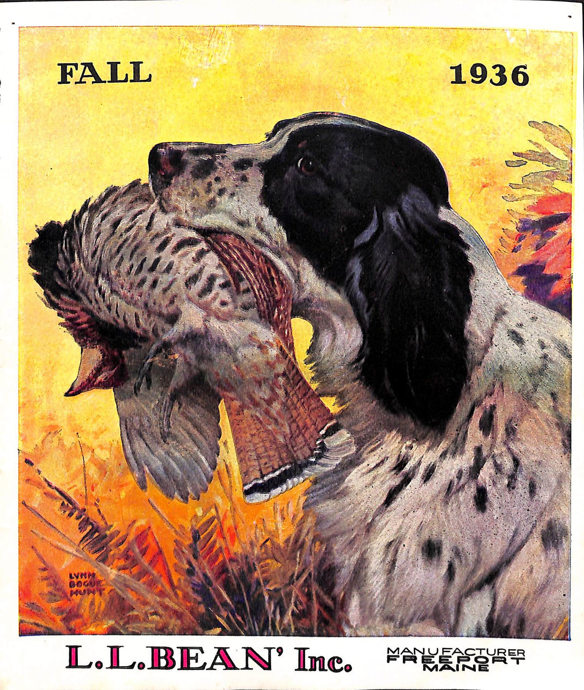 "L.L. Bean (9) Catalog Covers" 19341938