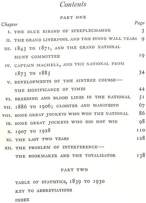 "The Grand National 1839-1930" MUNROE, David Hoadley