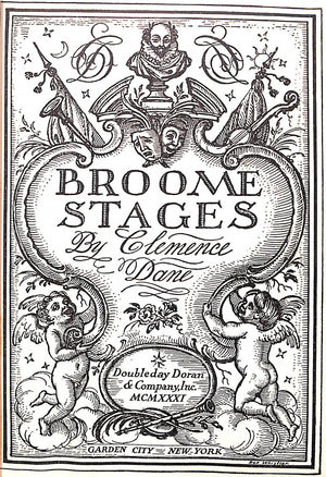 "Broome Stages" 1931 DANE, Clemence (SOLD)