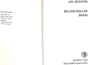 "Billion-Dollar Brain" 1966 DEIGHTON, Len