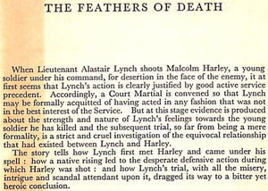 "The Feathers of Death" 1959 Raven, Simon