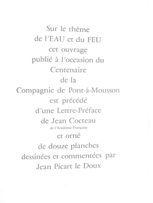 "Les Veines De La Terre" 1957 COCTEAU, Jean