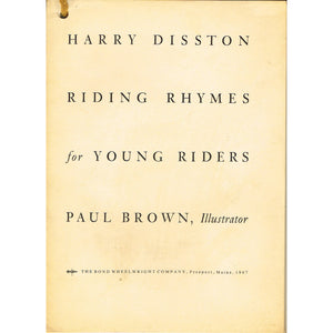 Riding Rhymes for Young Riders