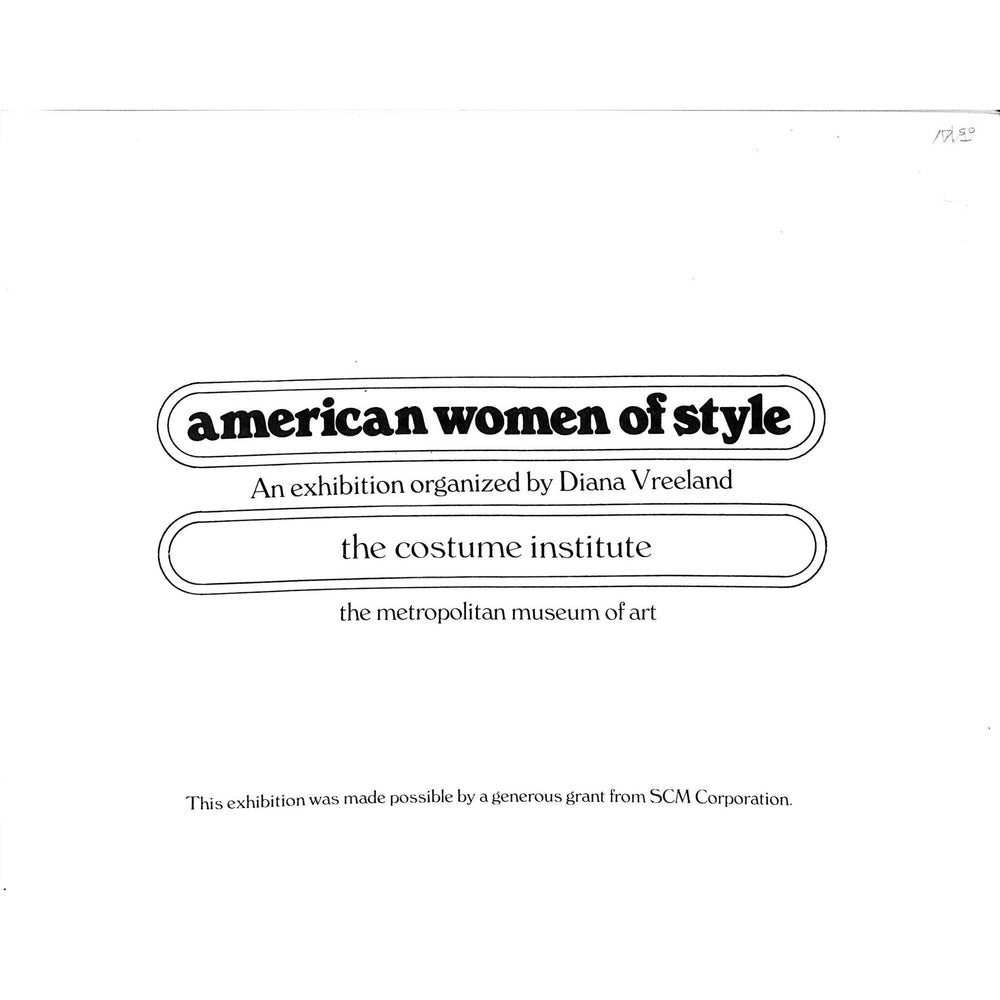 "American Women of Style" 1975 (SOLD)