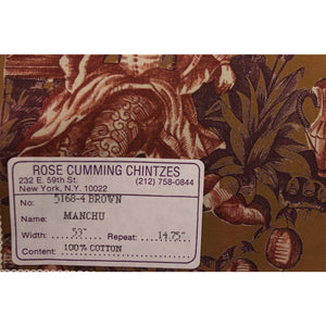 Vintage Rose Cumming Chintz Manchu Fabric