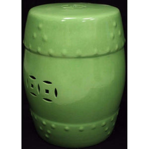 Chinese Green Ceramic Stand