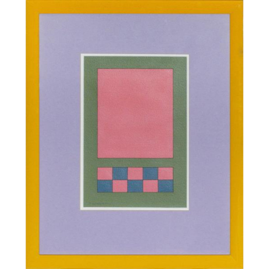 "Geometric Blocks" 1995 by Fairfield Gordon Coogan (b.1924-) of York, ME