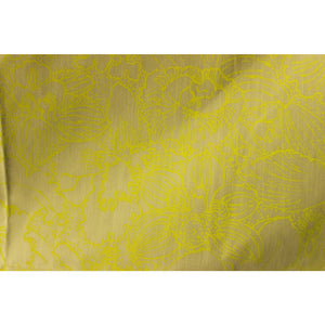 Lilly Pulitzer Vintage Yellow Floral Print Fabric