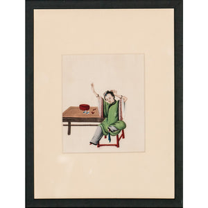 Chinese Lady in Jade Robe