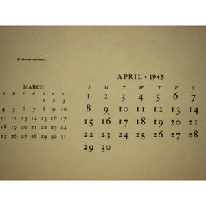 Brooks Brothers Calendar/ Paul Brown Fly-Fisherman, April 1945
