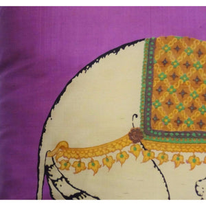 Jim Thompson Fuchsia Thai Elephant Silk Pillow