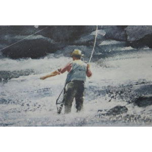 "Trout Fishing" 1980 GOLDEN, Francis (SOLD)