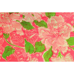 Lilly Pulitzer Sundress w/ Lime Green & Bright Pink Floral Pattern