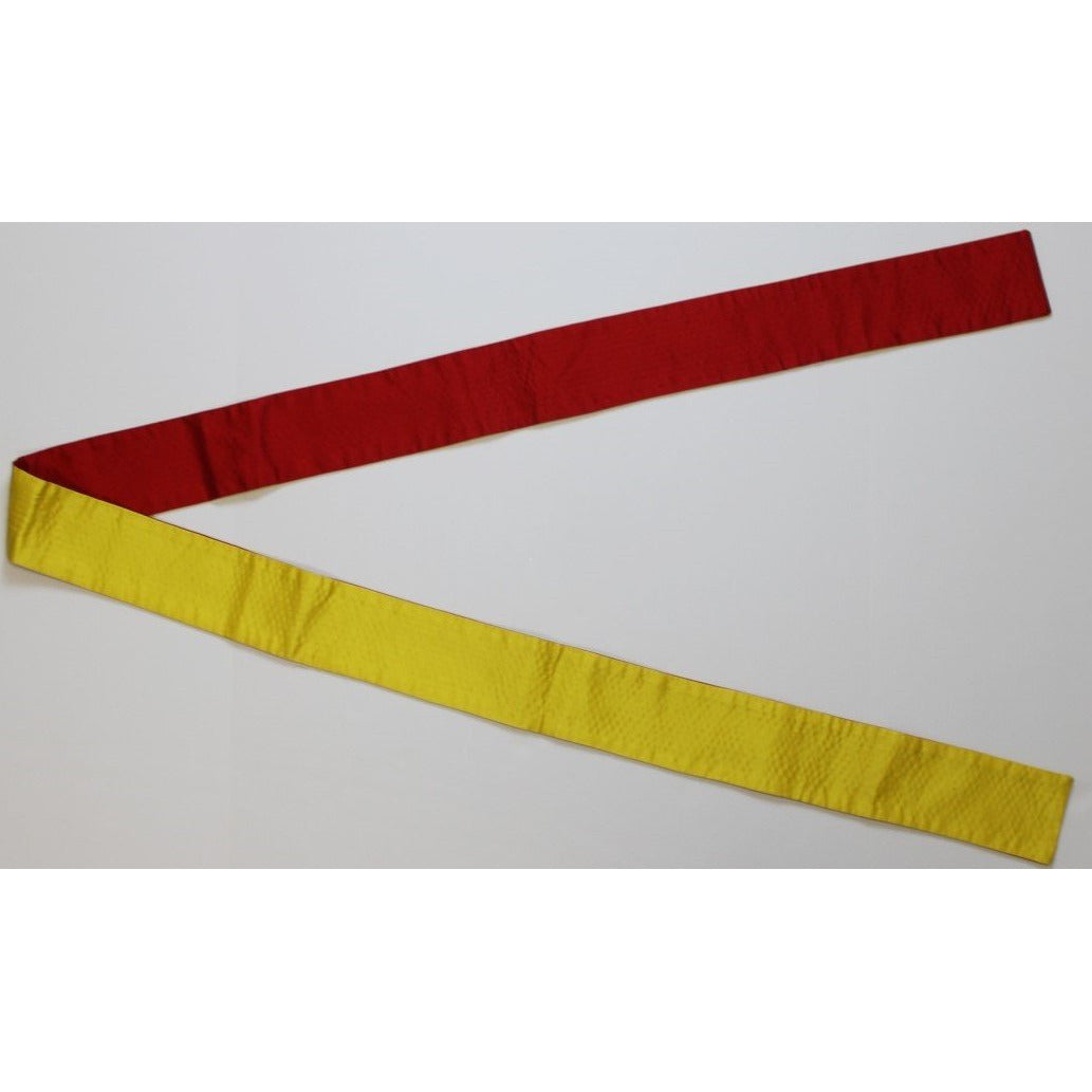 Reversible Red & Yellow Quilted Sash