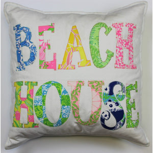 Lilly Pulitzer "Beach House" Multicolor Pillow