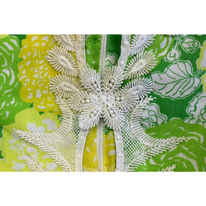 Lilly Pulitzer Lemon & Lime Floral Pattern Sundress Sz: Lg