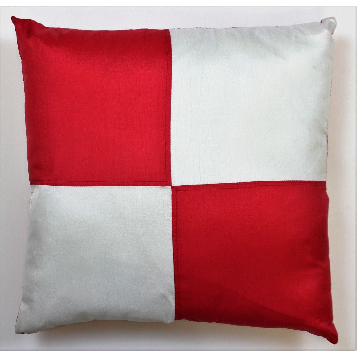 Pink Burgee Flag Silk Pillow