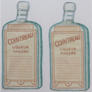Cointreau Liqueur Ancers' Madeira Linen Cocktail Napkins